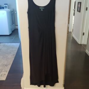 Elegant Black Sleeveless Dress Ralph Lauren